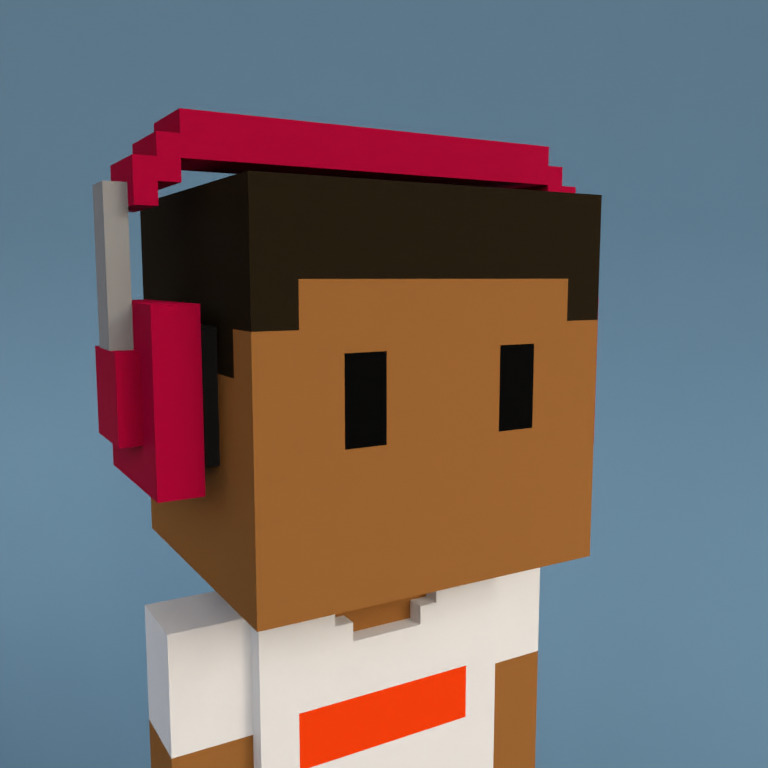 Meebit #9077 — Portrait