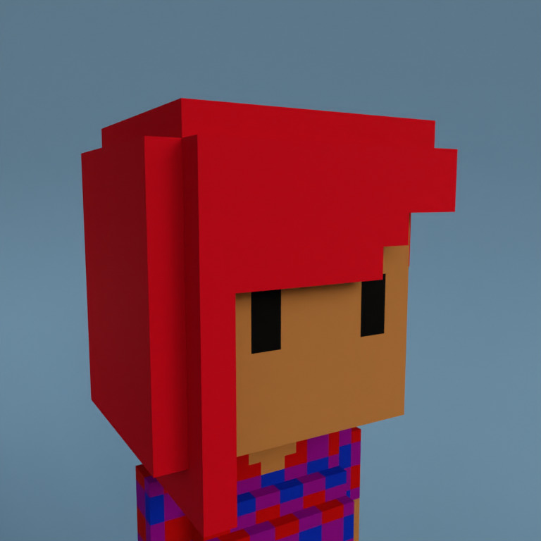 Meebit #9080 — Portrait