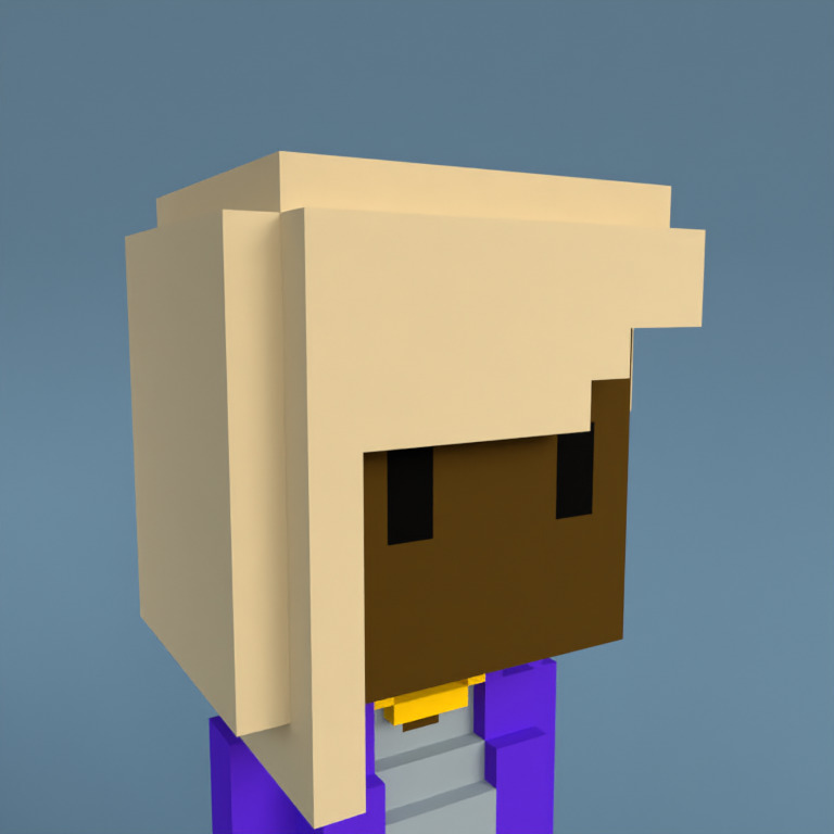 Meebit #9091 — Portrait