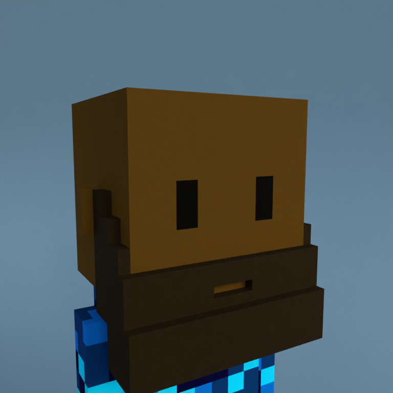 Meebit #9100 — Portrait