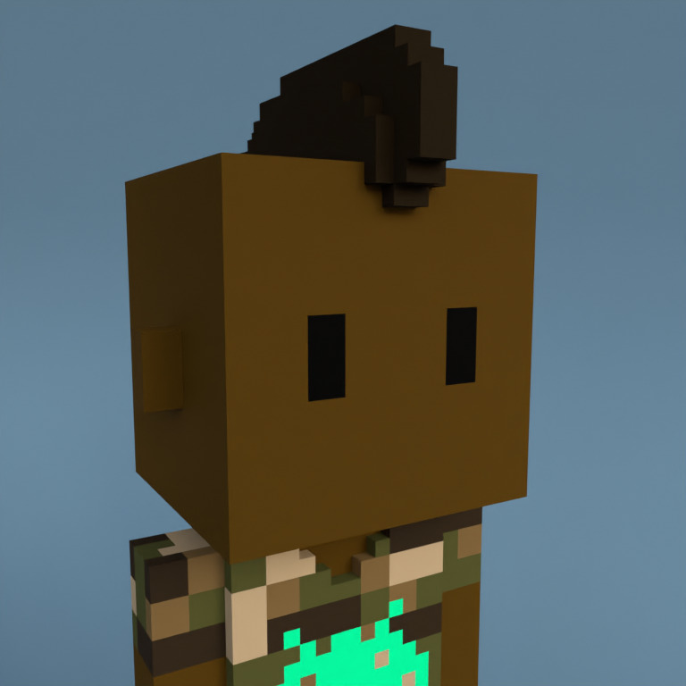 Meebit #9102 — Portrait