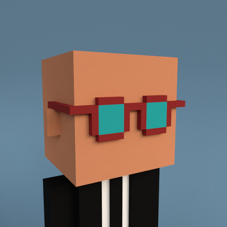 Meebit #9104 — Portrait