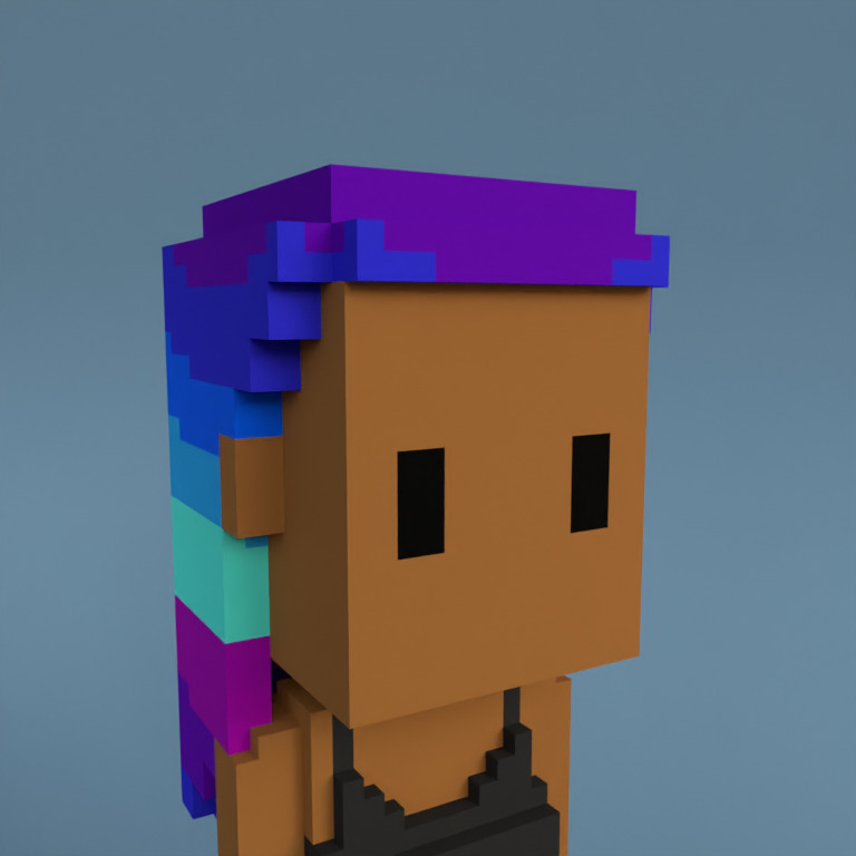 Meebit #9123 — Portrait