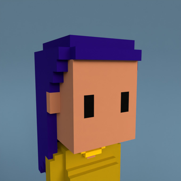 Meebit #9128 — Portrait