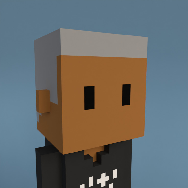 Meebit #9129 — Portrait