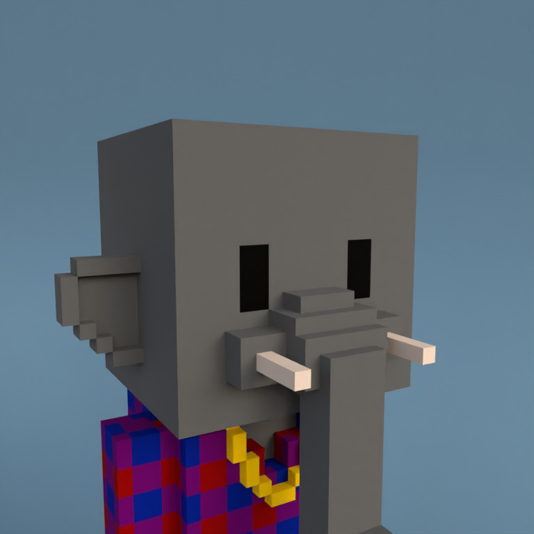 Meebit #9195 — Portrait