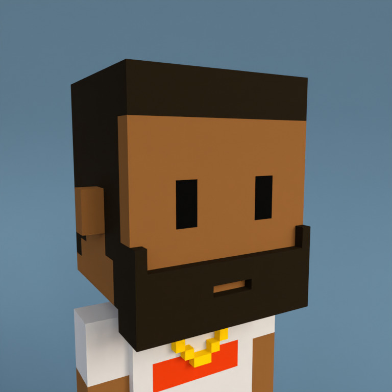 Meebit #9198 — Portrait