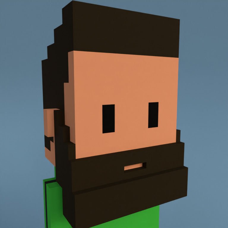 Meebit #9201 — Portrait