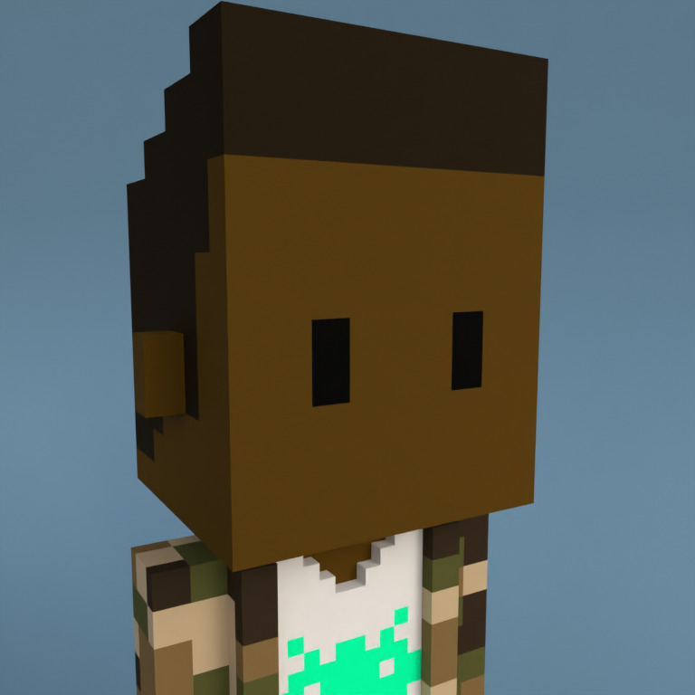 Meebit #9208 — Portrait