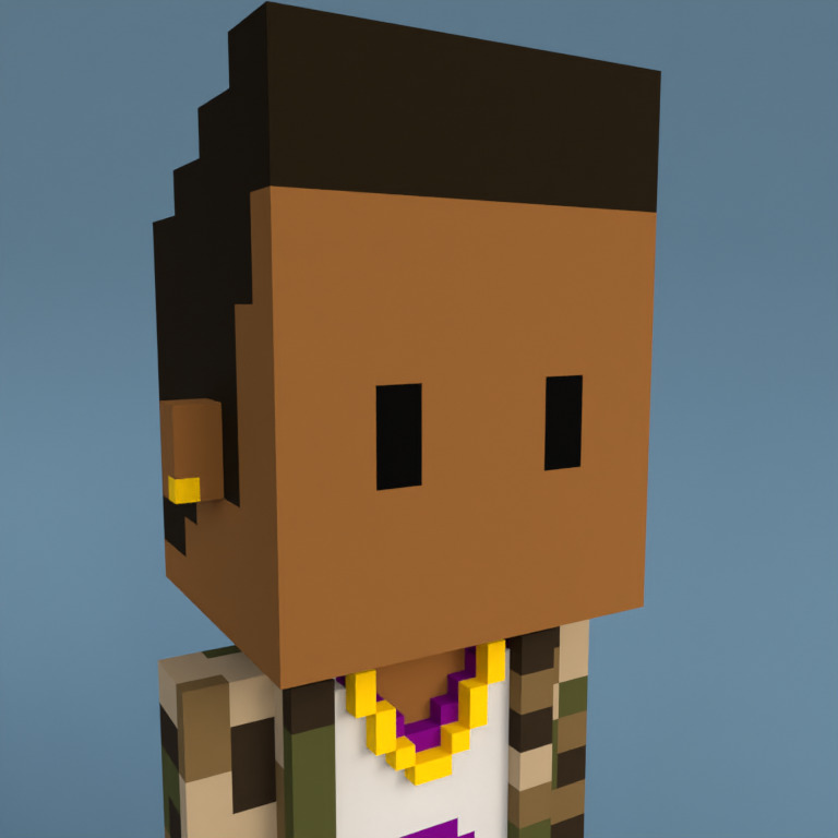 Meebit #9233 — Portrait