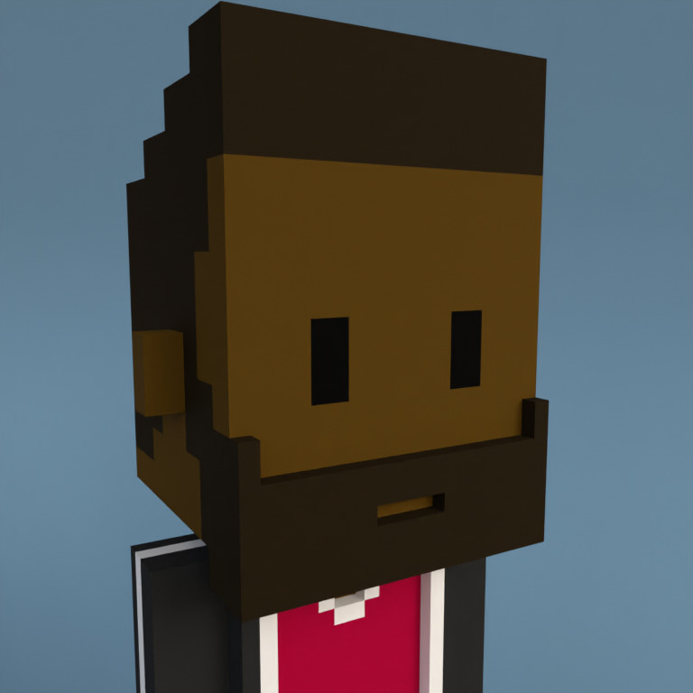 Meebit #9253 — Portrait