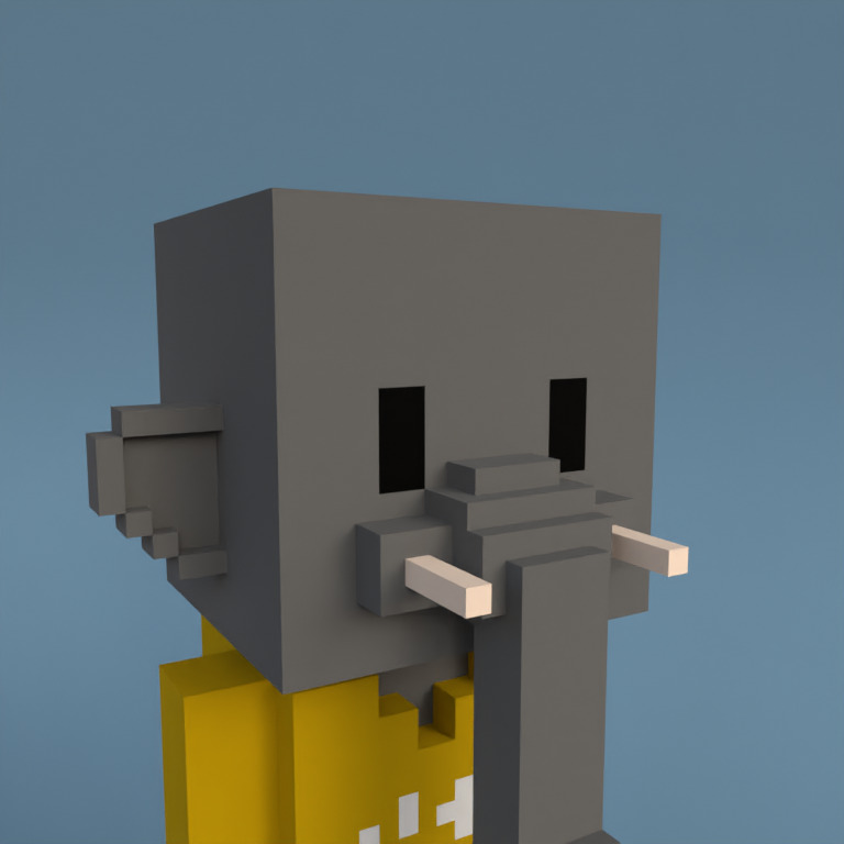 Meebit #9302 — Portrait