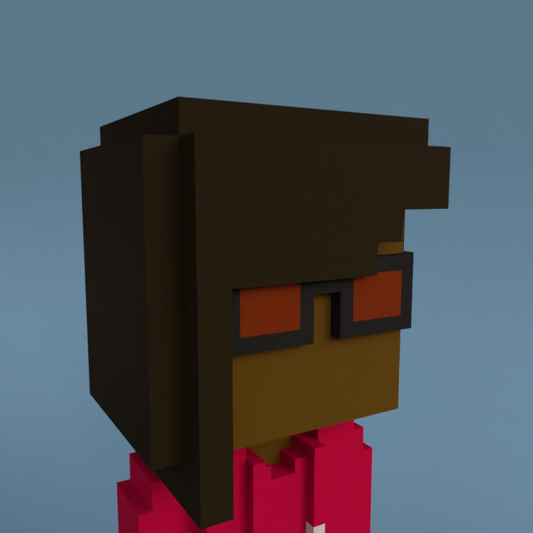 Meebit #9307 — Portrait