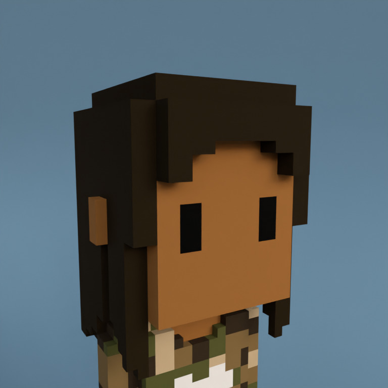 Meebit #9345 — Portrait