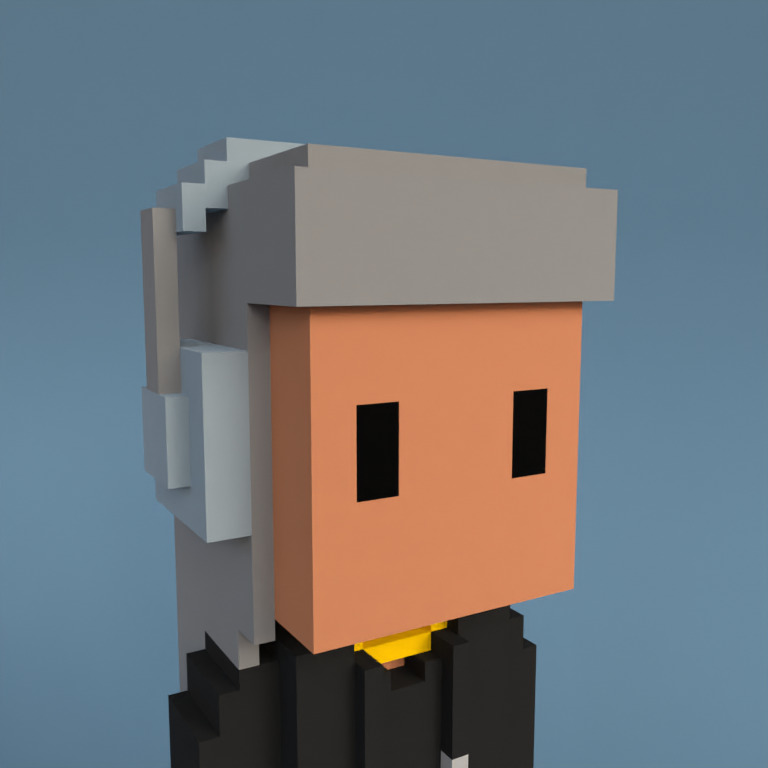 Meebit #9349 — Portrait