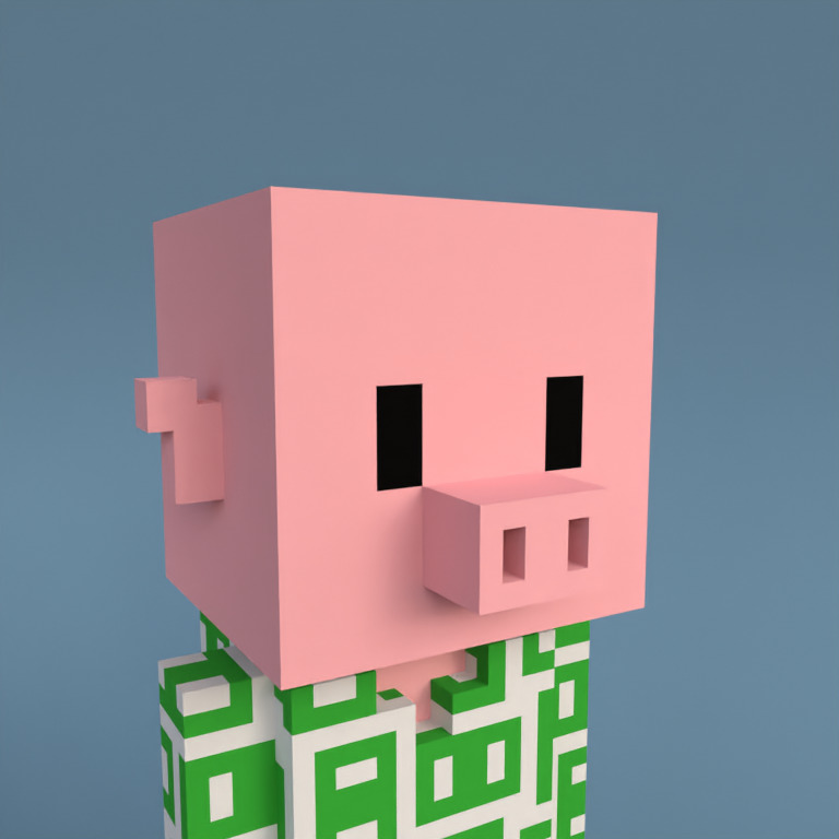 Meebit #9375 — Portrait
