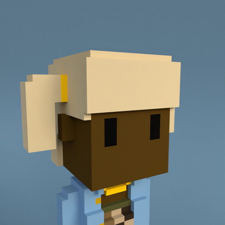 Meebit #9393 — Portrait