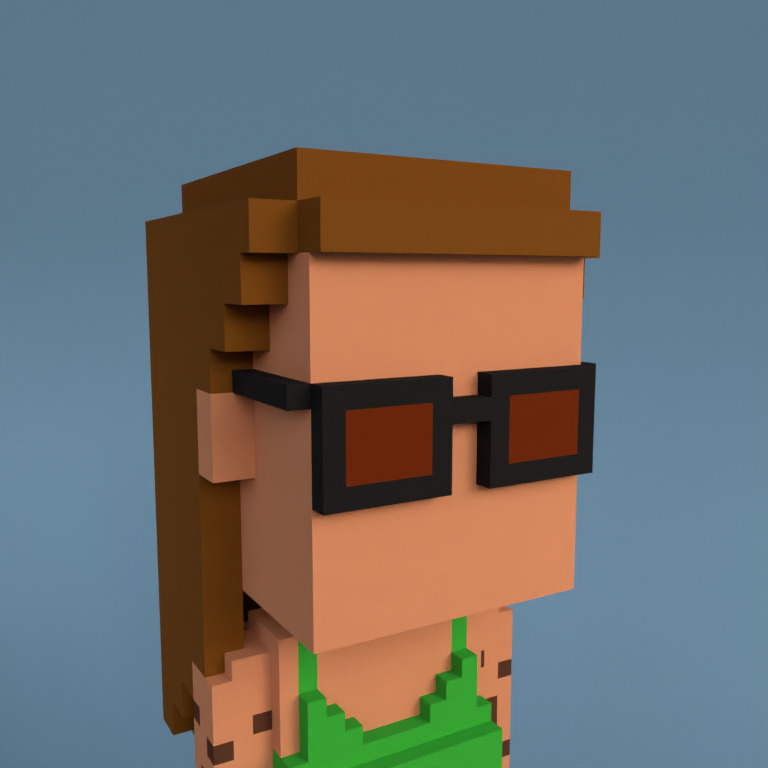 Meebit #9401 — Portrait