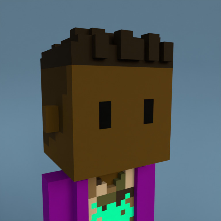 Meebit #9443 — Portrait
