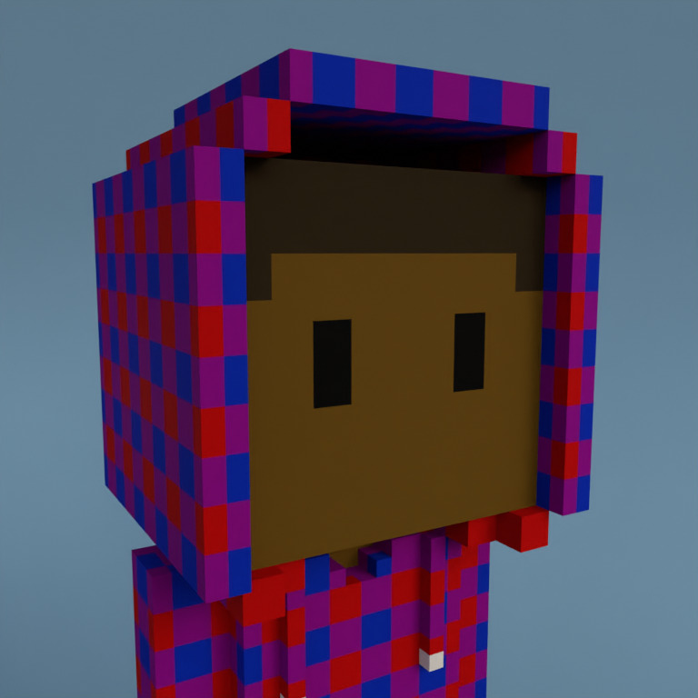Meebit #9458 — Portrait