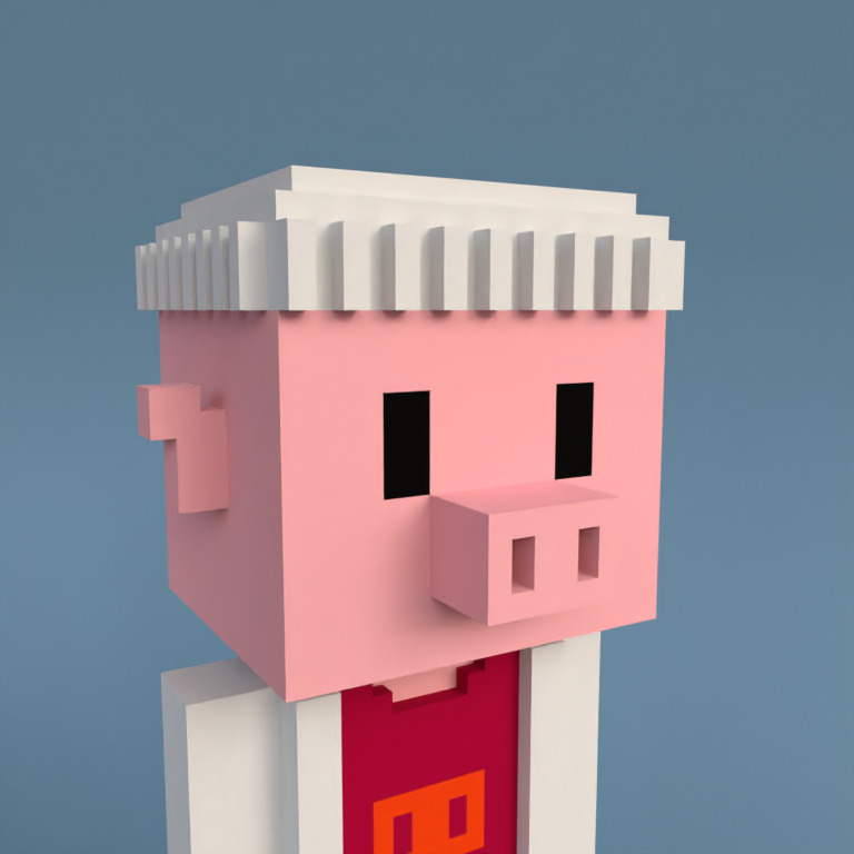Meebit #9492 — Portrait