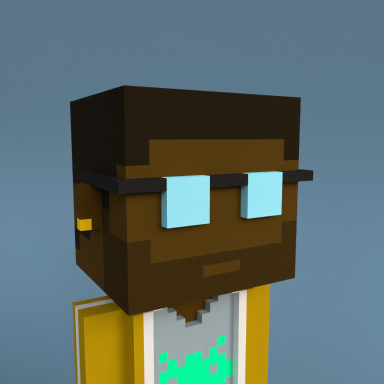 Meebit #9502 — Portrait