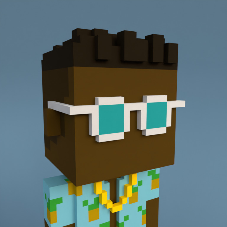 Meebit #9504 — Portrait