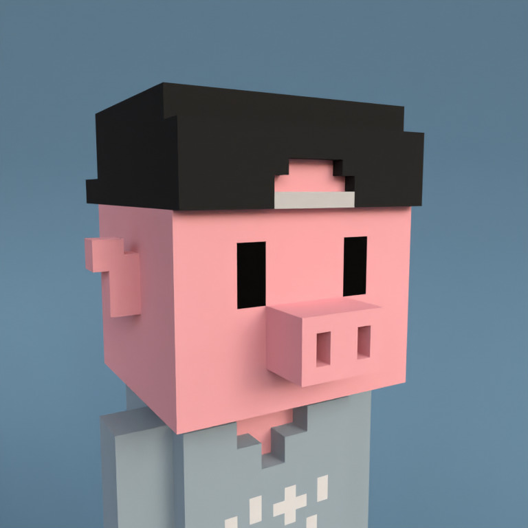 Meebit #9508 — Portrait
