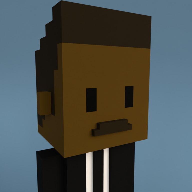 Meebit #9509 — Portrait
