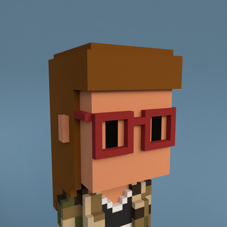 Meebit #9510 — Portrait