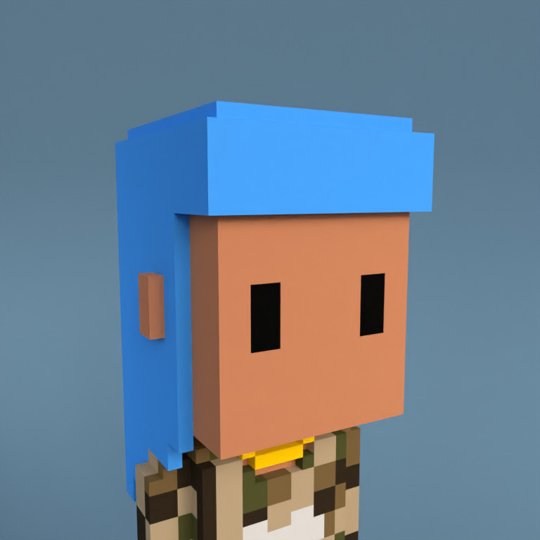 Meebit #9515 — Portrait