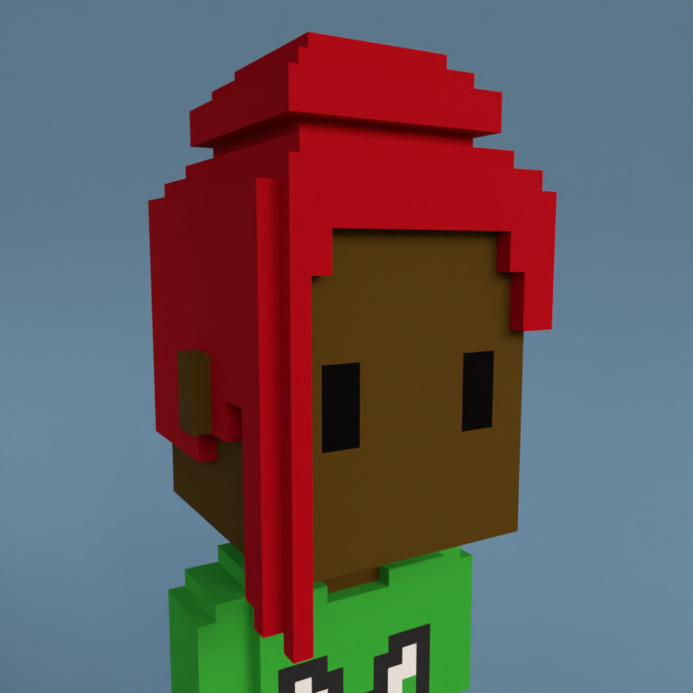 Meebit #9696 — Portrait