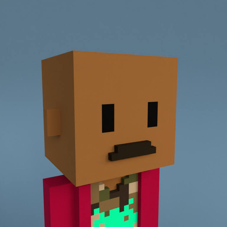 Meebit #9701 — Portrait
