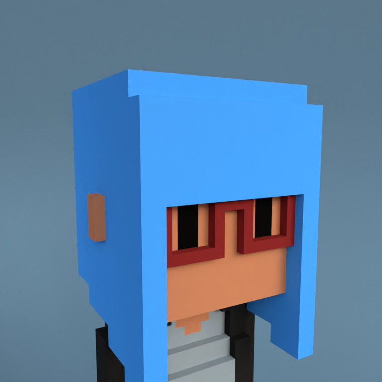 Meebit #9734 — Portrait