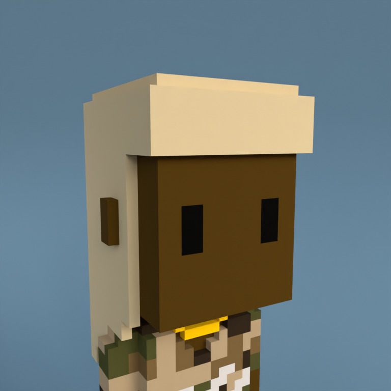 Meebit #9736 — Portrait