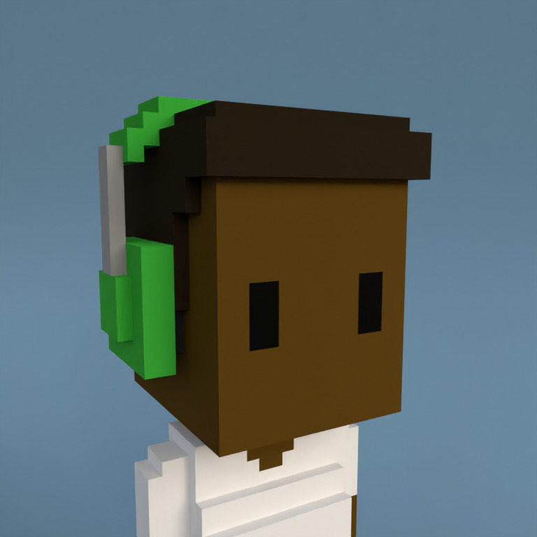 Meebit #9757 — Portrait