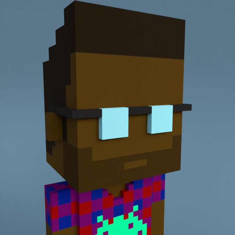 Meebit #9763 — Portrait
