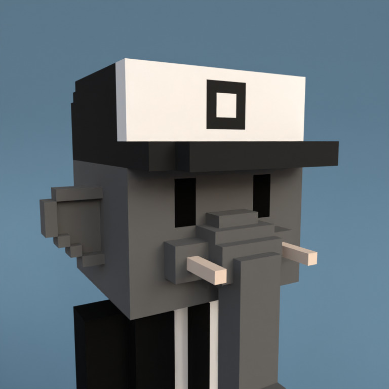 Meebit #9768 — Portrait