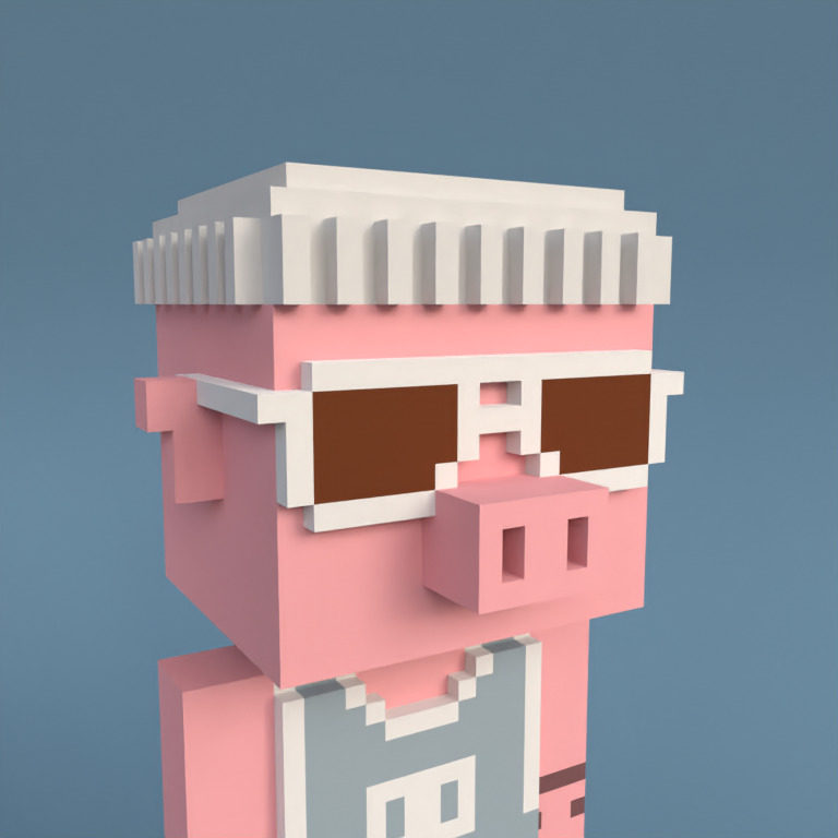Meebit #9784 — Portrait