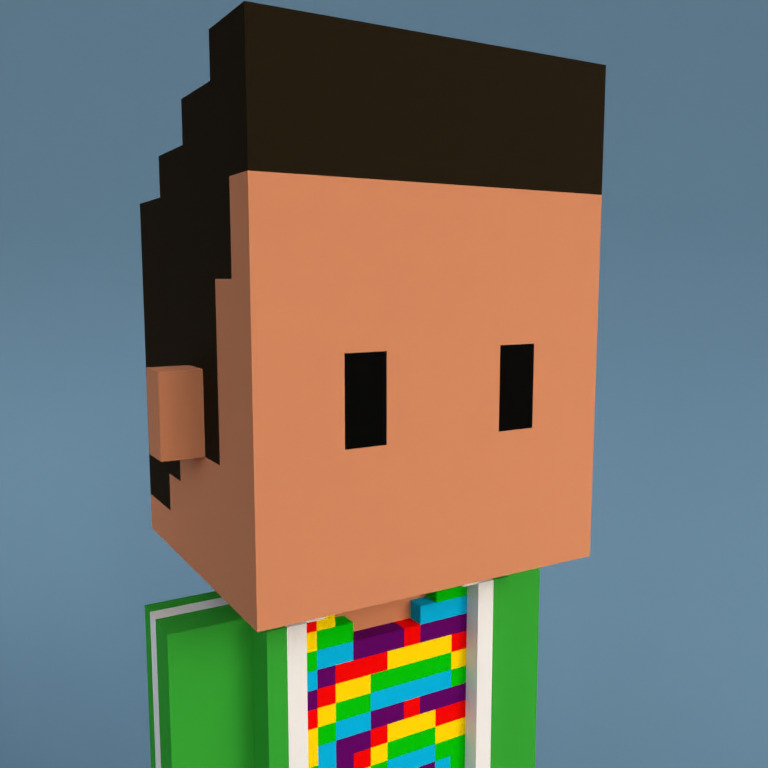 Meebit #9804 — Portrait