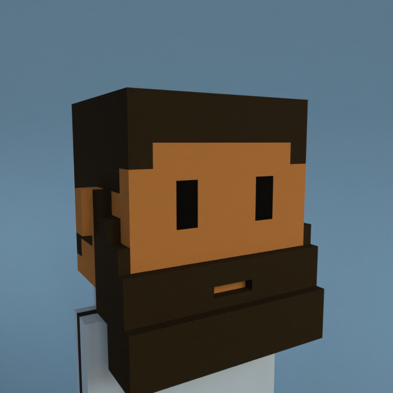 Meebit #9806 — Portrait