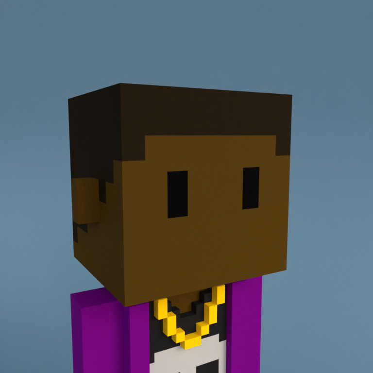 Meebit #9822 — Portrait