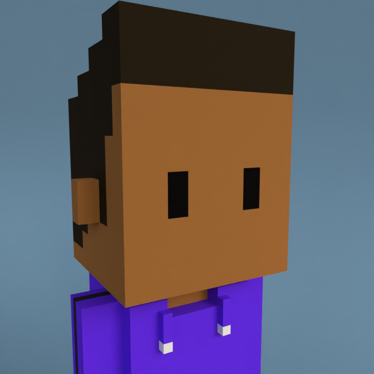 Meebit #9824 — Portrait
