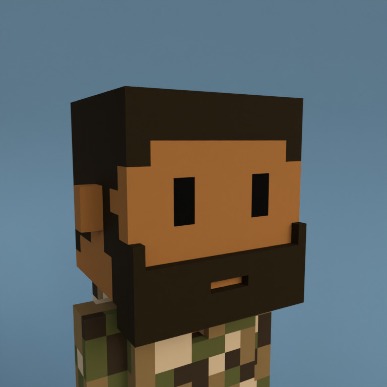 Meebit #9830 — Portrait