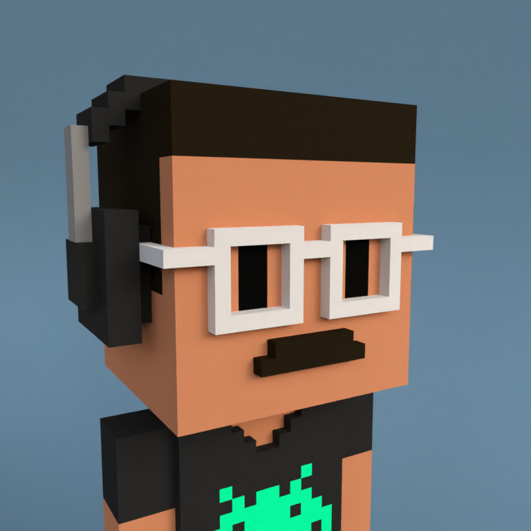 Meebit #9864 — Portrait