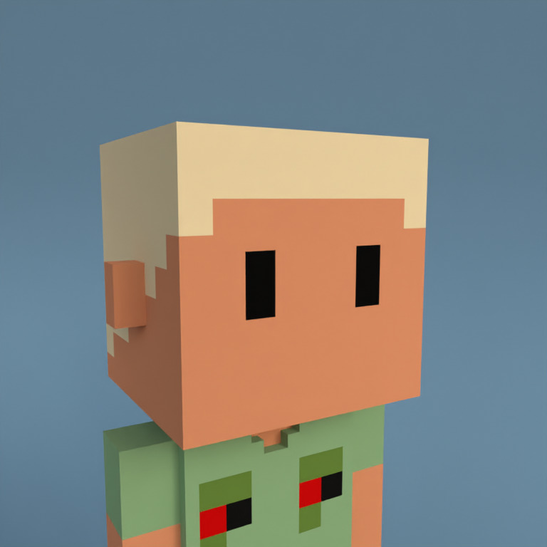 Meebit #9886 — Portrait