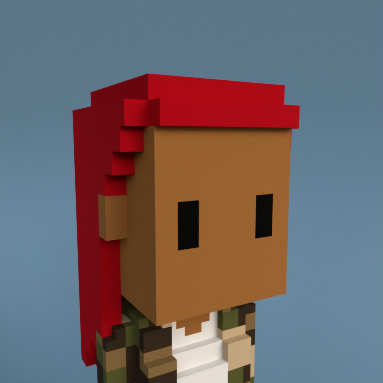 Meebit #9887 — Portrait
