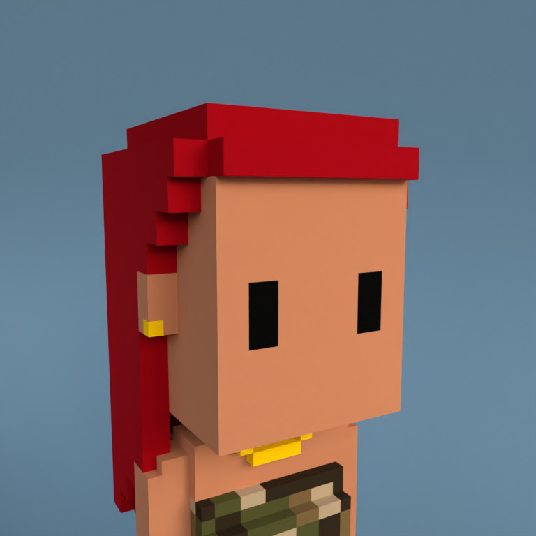 Meebit #9888 — Portrait