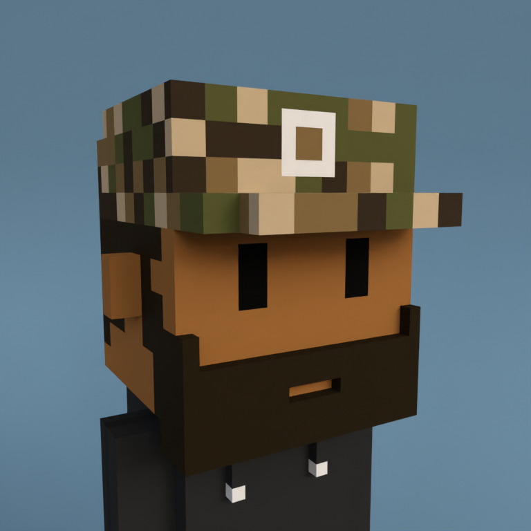 Meebit #9889 — Portrait