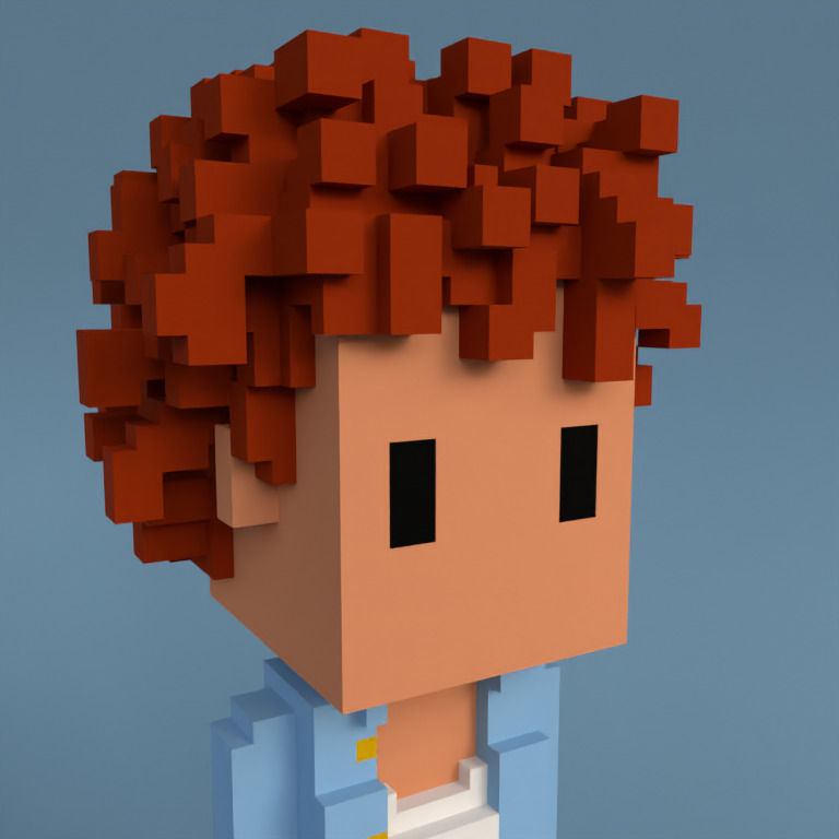 Meebit #9909 — Portrait